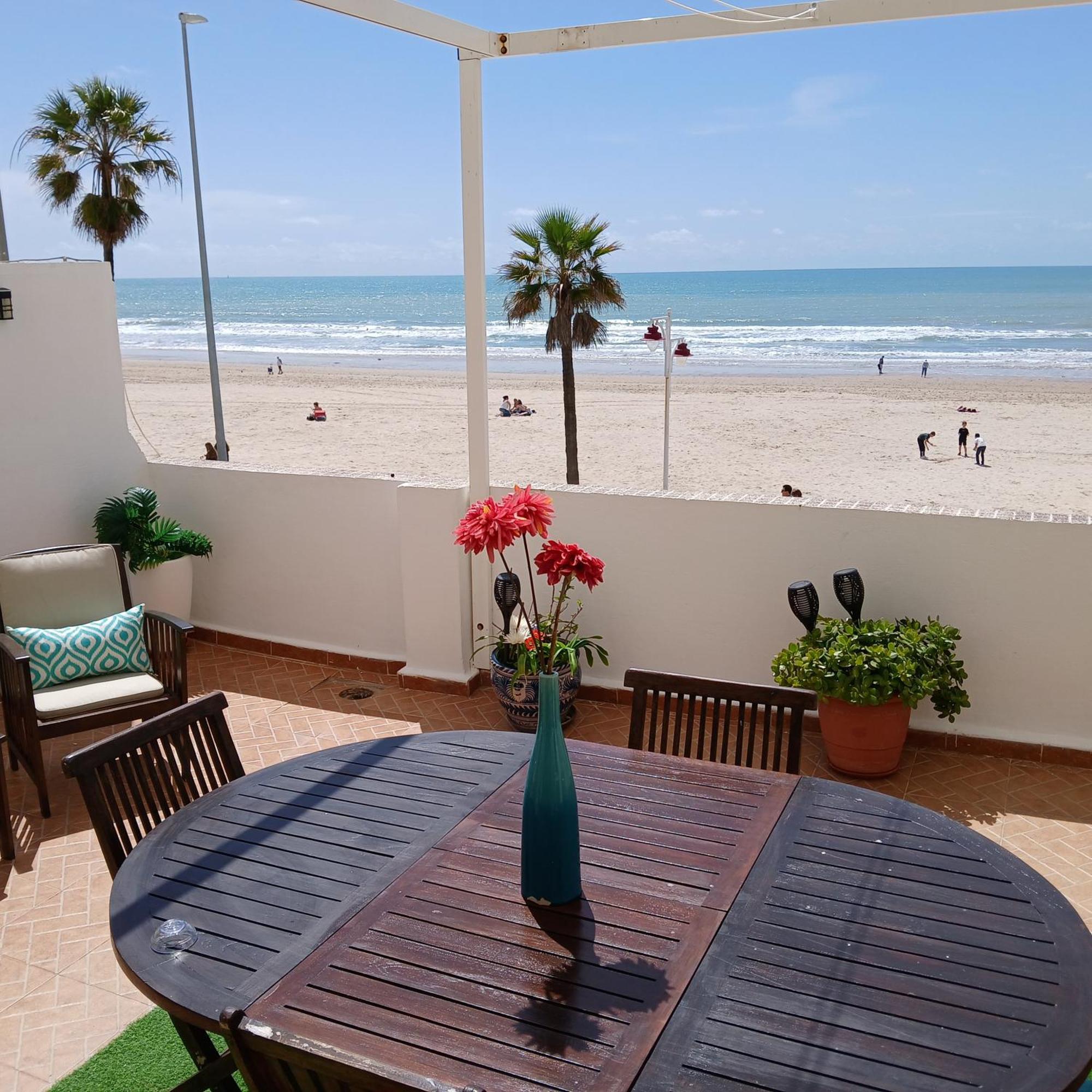 Amazing Frontal Beach Apartment #Traveller'S Awards2023 Cadiz Ngoại thất bức ảnh